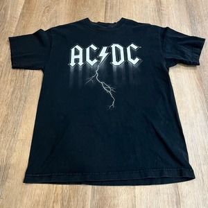 Vintage AC/DC Rock Band Tee Shirt Highway To Hell Concert Tour Medium Axl Rose